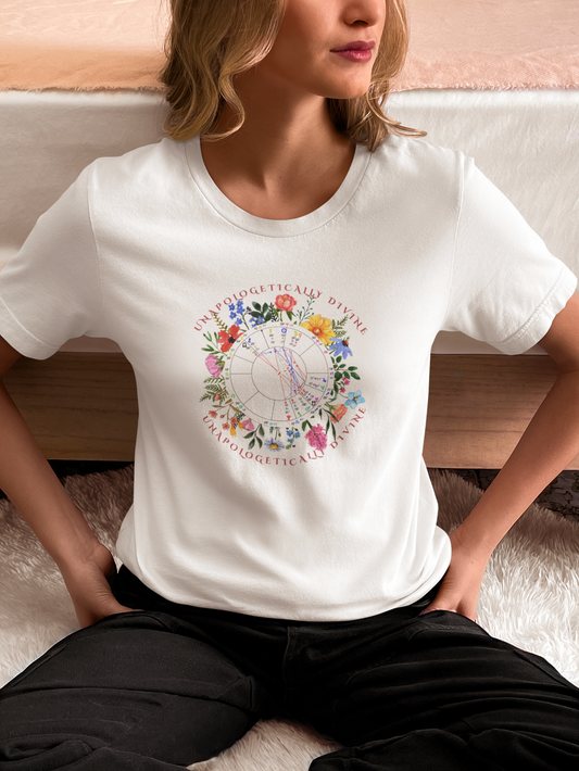 The Unapologetically Divine Birth Chart Tee